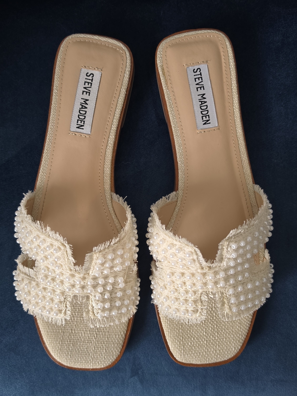 Steve Madden Hadyn Pearl Slide Sandals Size 9